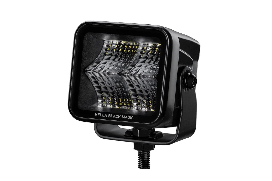 358176801 – HELLA Driving/ Fog Light, LED Bulb 4 LED Bulbs 2.7 Inch Width x 2.8 Inch Height x 2.4 Inch Depth Rectangu...